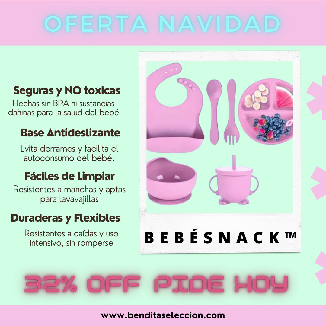 BebéSnack™- Juego de Vajilla para Bebés