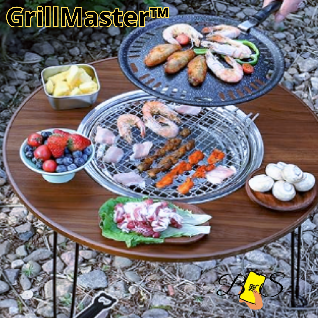 GrillMaster™ - MESA PLEGABLE CON PARRILLA